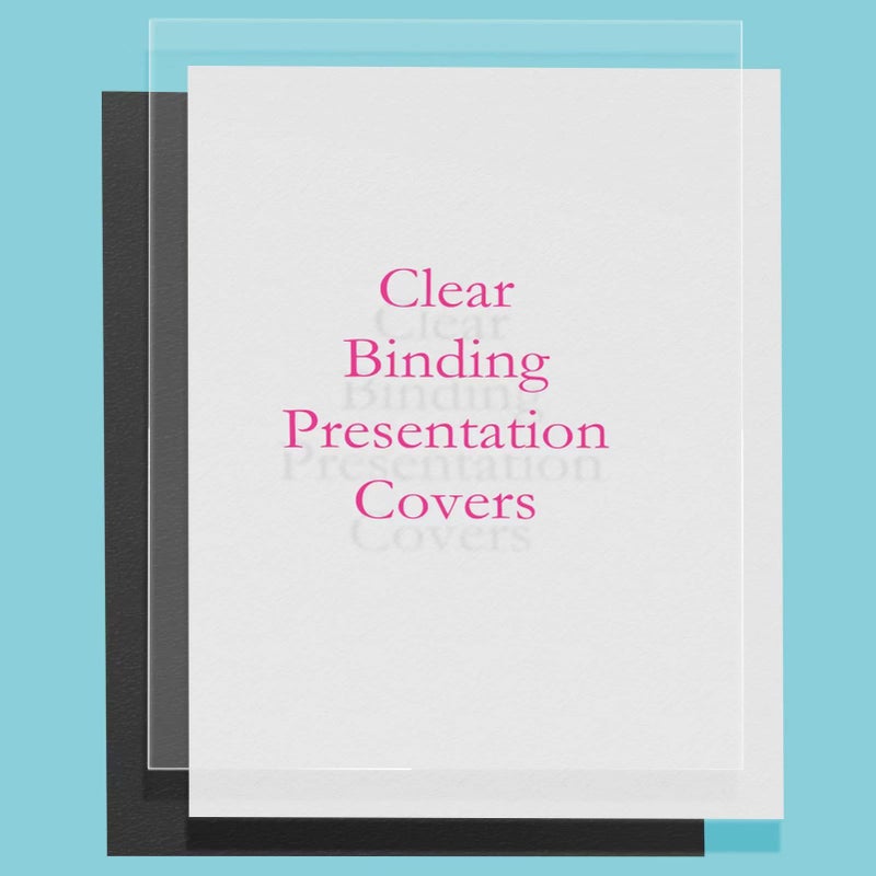 TOTiyea 100 Pack 10 Mil PVC Binding Presentation Covers, Clear Report Covers for Binding,8.5x11 Inches,Letter Size - Image 4